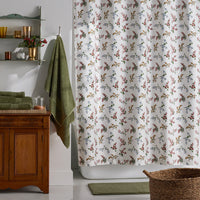 Amelia Classic Smooth Sateen Shower Curtain - Multi,Multi