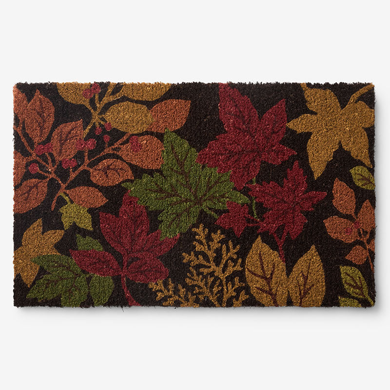 Autumn Coir Door Mat - Leaves, 18 in. x 30 in.,Leaves