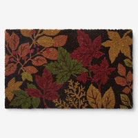 Autumn Coir Door Mat - Leaves, 18 in. x 30 in.,Leaves