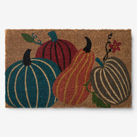 Autumn Coir Door Mat - Pumpkin, 24 in. x 36 in.,Pumpkin