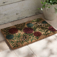 Autumn Coir Door Mat - Flower, 24 in. x 36 in.,Flower