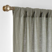 Linen Window Curtain - Moss, 96 in.,Moss