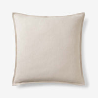 Linen Decorative Square Pillow Cover - Sand, 20 in. x 20 in.,Sand