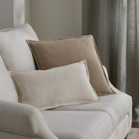 Linen Decorative Square Pillow Cover - Sand,  24 in. x 24 in.,Sand