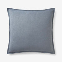 Linen Decorative Square Pillow Cover - Slate Blue, 20 in. x 20 in.,Slate Blue