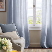 Linen Decorative Square Pillow Cover - Slate Blue, 20 in. x 20 in.,Slate Blue