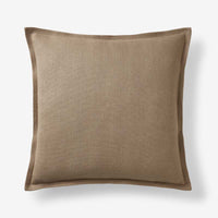 Linen Decorative Square Pillow Cover - Taupe, 20 in. x 20 in.,Taupe