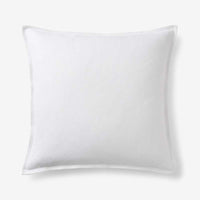 Linen Decorative Square Pillow Cover - White, 20 in. x 20 in.,White