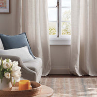 Linen Decorative Square Pillow Cover - White,  24 in. x 24 in.,White