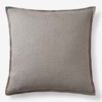 Linen Decorative Square Pillow Cover - Gray,  24 in. x 24 in.,Gray