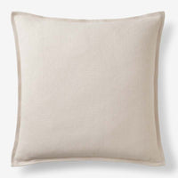 Linen Decorative Square Pillow Cover - Sand,  24 in. x 24 in.,Sand