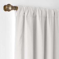 Velvet Blackout Window Curtain - Cream, 96 in.,Cream