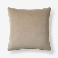 Velvet Decorative Square Pillow Cover - Latte, 20 in. x 20 in.,Latte