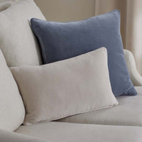 Velvet Decorative Square Pillow Cover - Light Blue, 24 in. x 24 in.,Light Blue