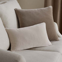 Velvet Decorative Square Pillow Cover - Sand, 24 in. x 24 in.,Sand