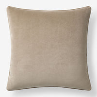 Velvet Decorative Square Pillow Cover - Latte, 24 in. x 24 in.,Latte