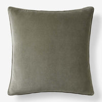 Velvet Decorative Square Pillow Cover - Sage Green, 24 in. x 24 in.,Sage Green