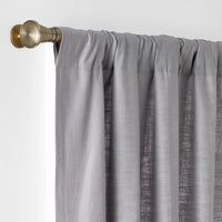 Texture Blackout Window Curtain - Silver, 63 in.,Silver