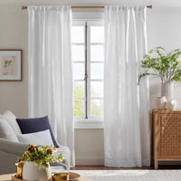 Texture Blackout Window Curtain - White, 63 in.,White