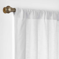 Texture Blackout Window Curtain - White, 63 in.,White
