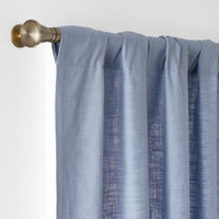 Texture Window Curtain - Dusty Blue, 63 in.,Dusty Blue