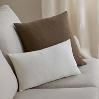 Texture Decorative Square Pillow Cover - Ivory,  24 in. x 24 in.,Ivory