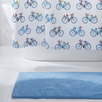 Bath Rug - Blue Water, 24 in. Square,Blue Water