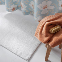 Bath Rug - White, 24 in. Square,White