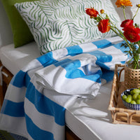 Classic Cabana Stripe Beach Towel - Blue,Blue
