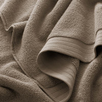 Plush Spa Solid Bath Sheet - Mocha,Mocha