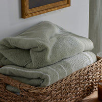 Plush Spa Solid Bath Sheet - Willow,Willow