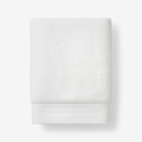 Plush Spa Solid Bath Towel - White,White