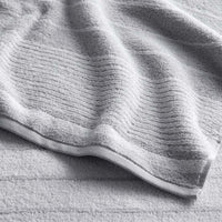 Plush Spa Stripe Washcloths, Set of 2 - Light Gray,Light Gray