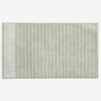 Plush Spa Stripe Bath Sheet - Light Willow,Light Willow