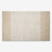 Striped Bath Rug - Jute, 21 in. x 34 in.,Jute