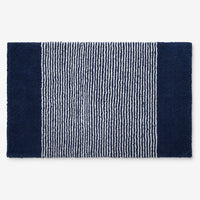 Striped Bath Rug - Navy, 21 in. x 34 in.,Navy