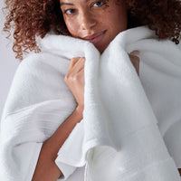 Mirage Aegean Cotton Washcloths, Set of 2 - White,White