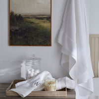 Mirage Aegean Cotton Washcloths, Set of 2 - White,White