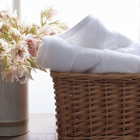 Mirage Aegean Cotton Washcloths, Set of 2 - White,White