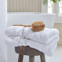 Mirage Aegean Cotton Washcloths, Set of 2 - White,White