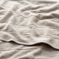 Textured Stripe Washcloths, Set of 2 - Alabaster,Alabaster