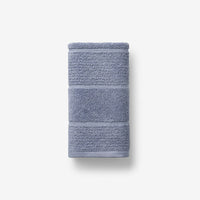 Textured Stripe Hand Towel - Blue Mist,Blue Mist