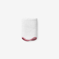 Scalloped Edge Washcloth - Pink,Pink