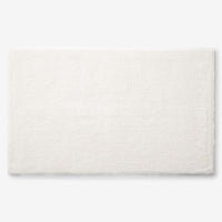Plush Spa Solid Bath Rug - Cream, 17 in. x 24 in.,Cream