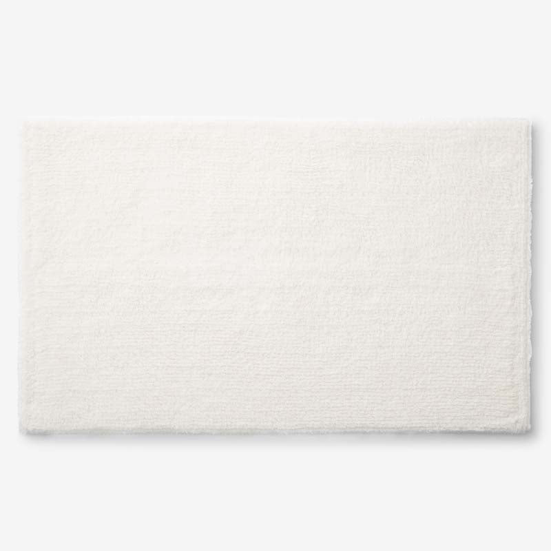Plush Spa Solid Bath Rug - Cream, 17 in. x 24 in.,Cream