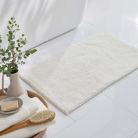 Plush Spa Solid Bath Rug - Cream, 17 in. x 24 in.,Cream
