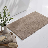 Plush Spa Solid Bath Rug - Mocha, 17 in. x 24 in.,Mocha