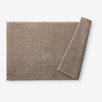 Plush Spa Solid Bath Rug - Mocha, 17 in. x 24 in.,Mocha