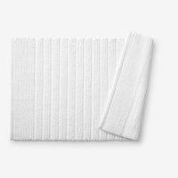 Textured Handwoven Cotton Bath Rug - Stripe, 24 in. x 40 in.,Stripe