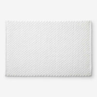 Textured Handwoven Cotton Bath Rug - Diamond, 24 in. x 40 in.,Diamond